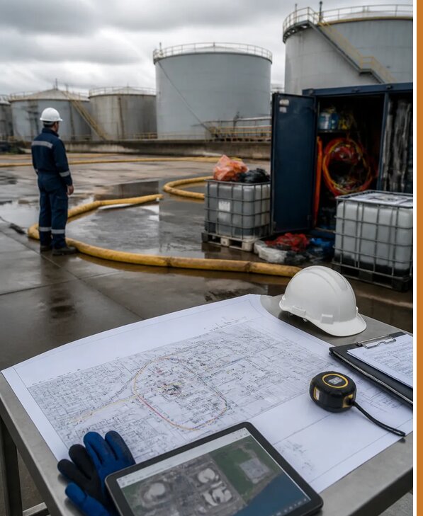 Разработка плана ликвидации разливов нефти в Приморско-Ахтарске